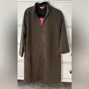 Hunter Green Suede Dress